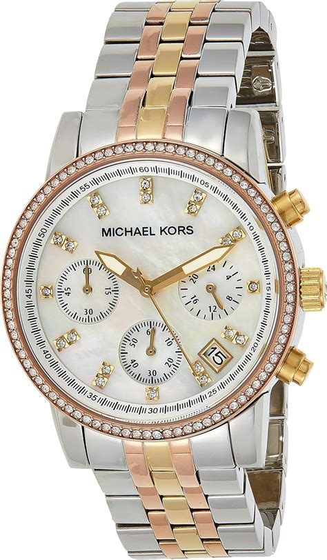 michael kors women's watch mk5650|Michael Kors Ritz Chronograph Mother of Pearl Dial Ladies .